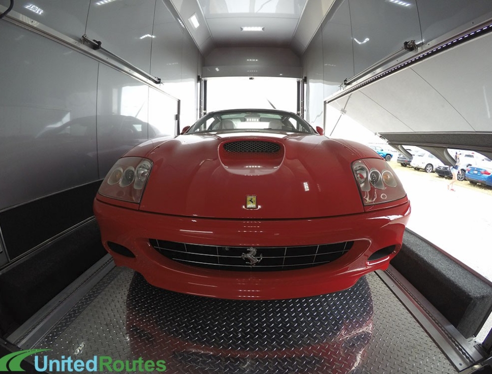Enclosed Auto Transport Ferrari