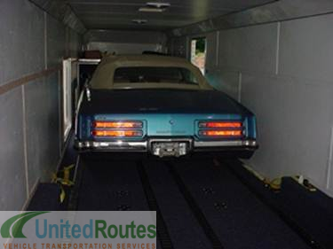 1972 Pontiac Grandville Enclosed Transport Loaded